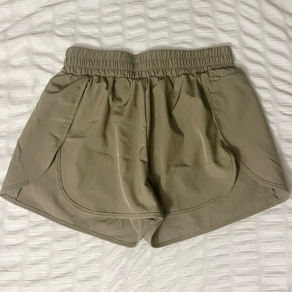 Athletic Women's Olive/Tan Shorts
